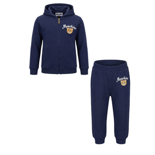 Moschino Tuta Sportiva In Cotone Per Neonati MNK03N