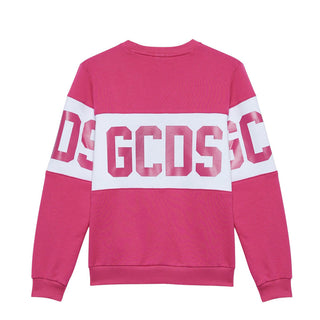 Gcds Felpa girocollo in cotone con logo B2JU1527BA2