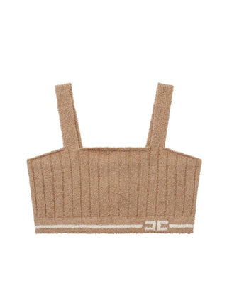 Elisabetta Franchi Top mit Logo EFMA125.C