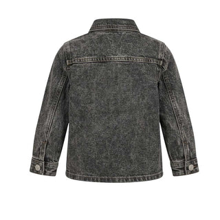 Daniele Alessandrini Camicia In Denim Nero 1291OCD00166 Per Neonato