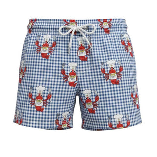 Mc2 Saint Barth Costume Jean Con Motivo Vichy E Granchio JEA0001/00073L