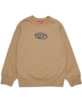 Diesel Felpa girocollo con logo Oval D multi-layered J02486-KYAQK