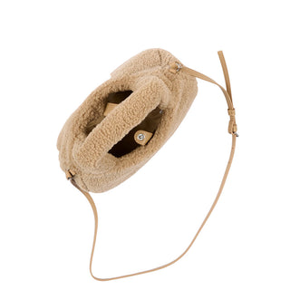 MM6 Maison Margiela Borsa In Tessuto Teddy Beige M61143-MM09I-M6714 Per Bambina