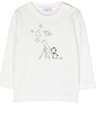 Il Gufo T-shirt ricamata A22TA296M0094