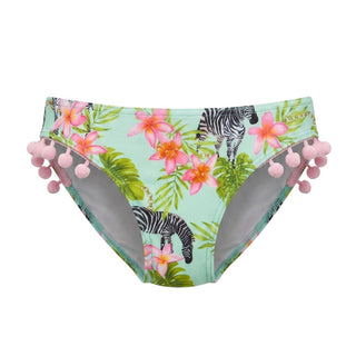 Selini Action By Eleni Balerba Slip Mare Con Pompon Per Bambina M22-03B